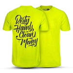 Men's DHCM Stacked Hi-Vis T-Shirt | Color: Bright Lime