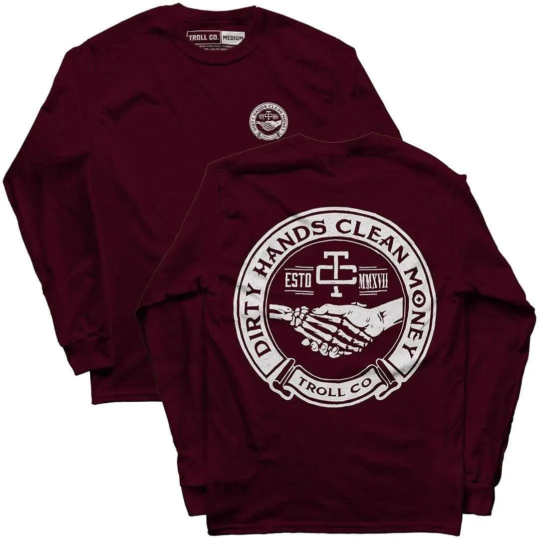 Haggler Long Sleeve in Maroon