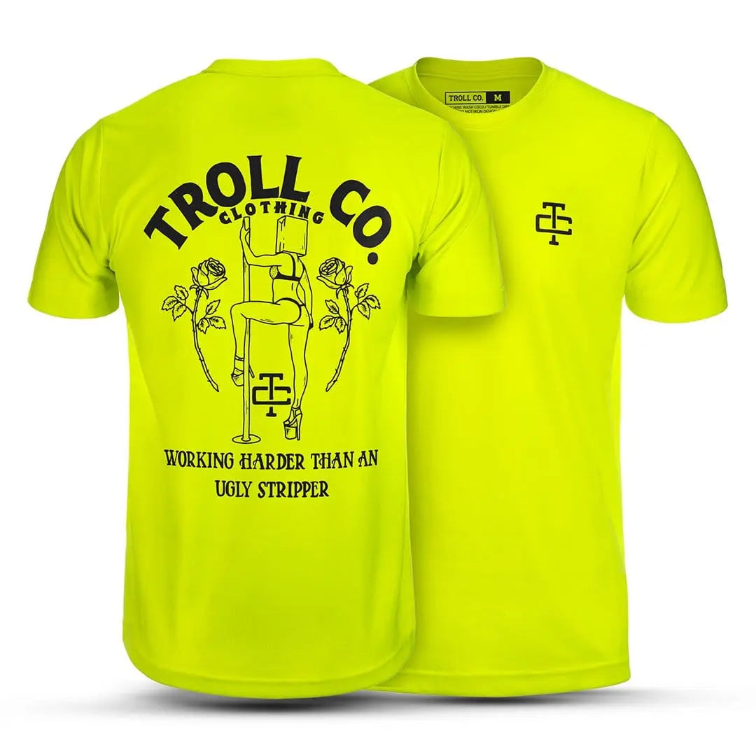 Butterface Tee - Short Sleeve (Hi Viz) | Troll Co. 