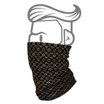 Bluey Vuiton Neck Gaiter - Coffee | Size: 20" long