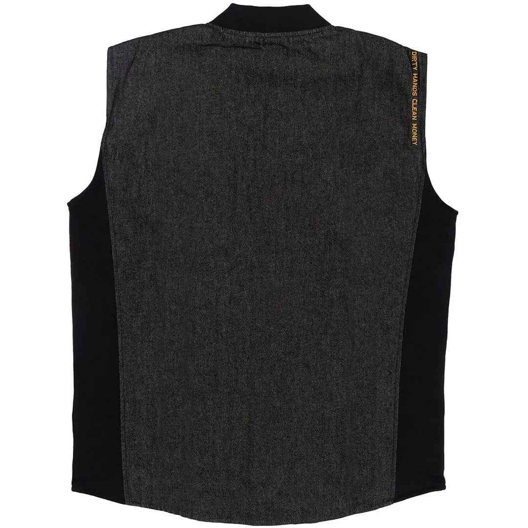 Men's Harrison Denim Vest | Color: Black