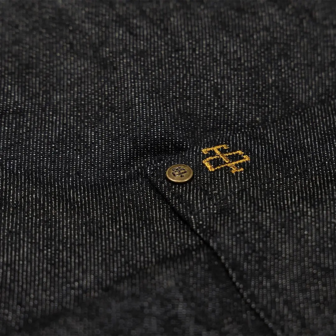 Men's Harrison Denim Vest | Color: Black