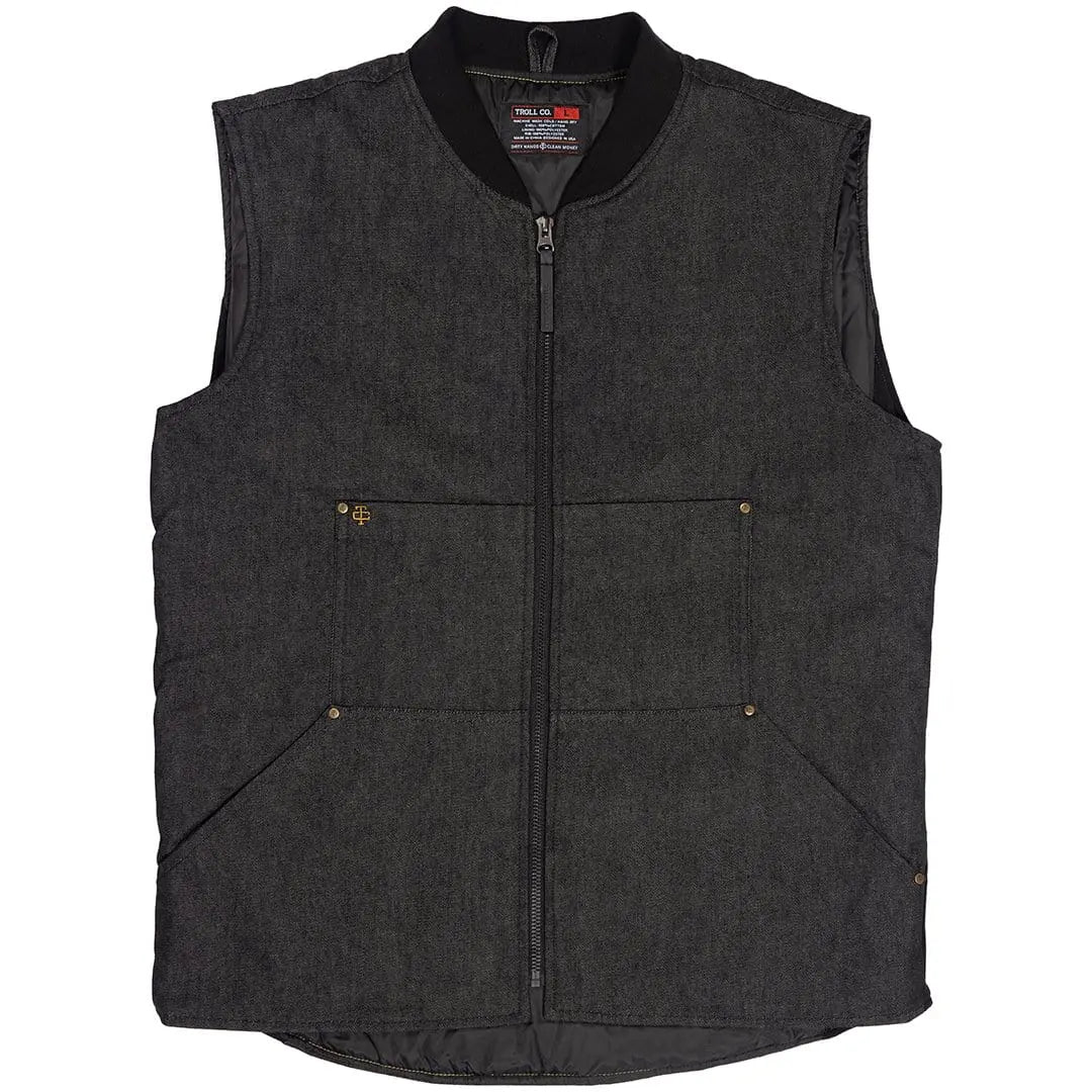 Men's Harrison Denim Vest | Color: Black