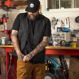 Men's Harrison Denim Vest | Color: Black