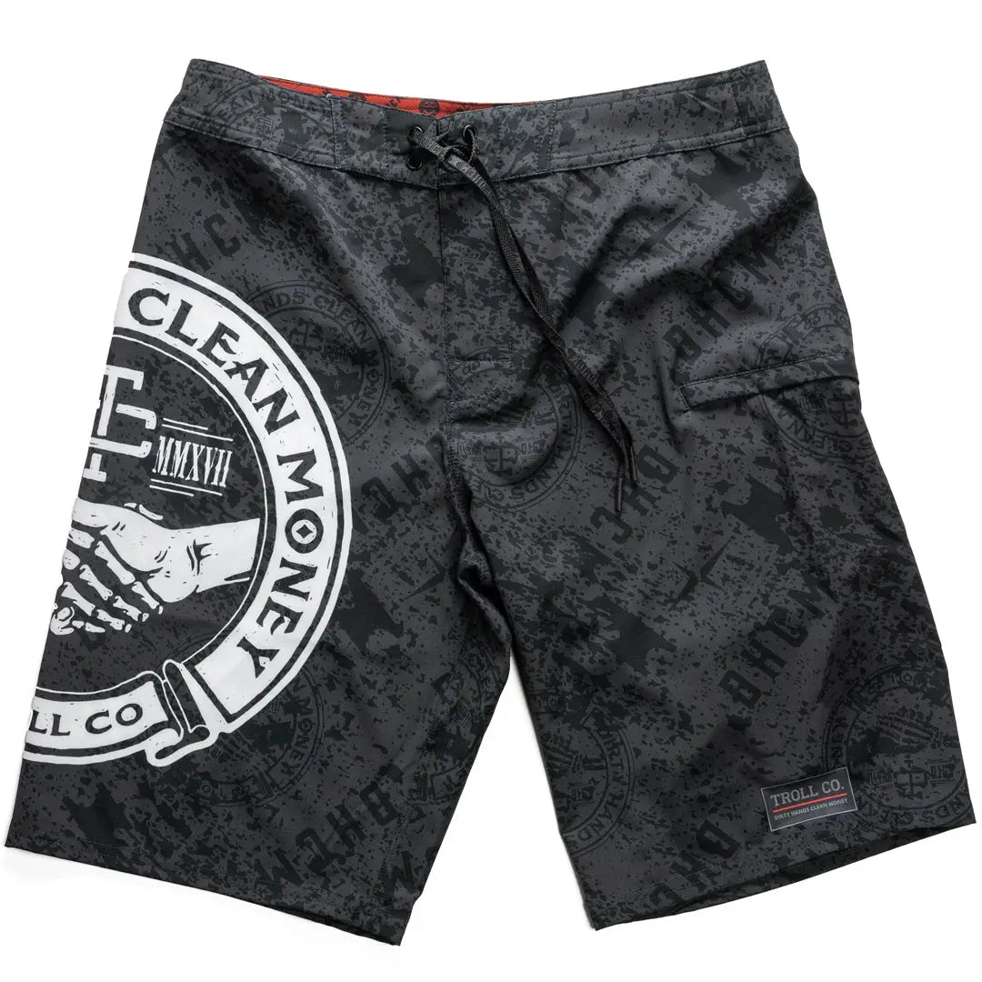 Men's DHCM Haggler Boardshort | Color: Black