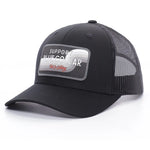 SBC Fortify Curved Brim Trucker Hat | Color: Wagon Black