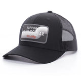 SBC Fortify Curved Brim Trucker Hat | Color: Wagon Black