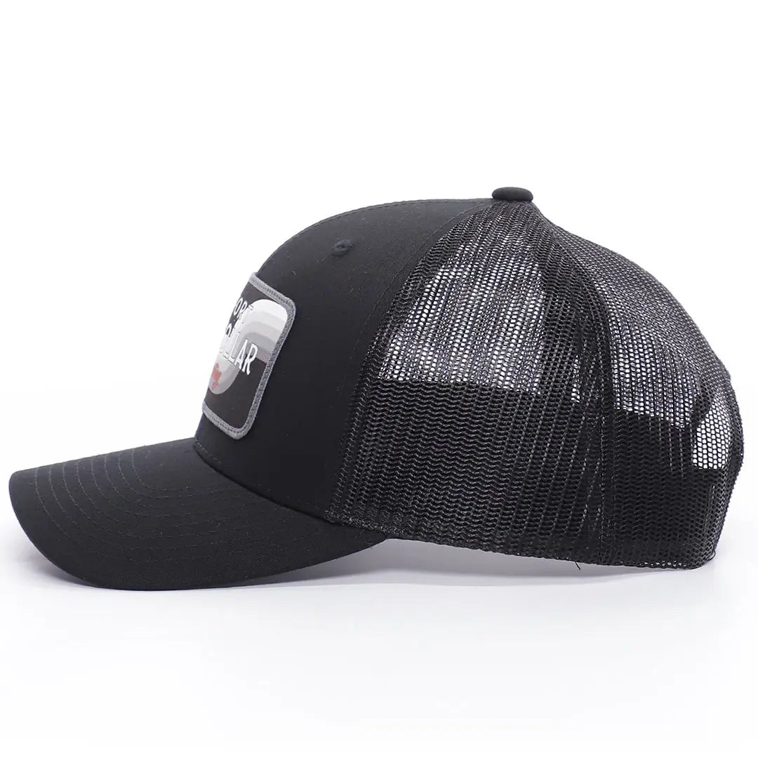 SBC Fortify Curved Brim Trucker Hat | Color: Wagon Black