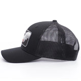SBC Fortify Curved Brim Trucker Hat | Color: Wagon Black