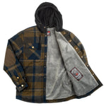Men's Mack Sherpa Lined Flannel Jacket | Color: Dark Green