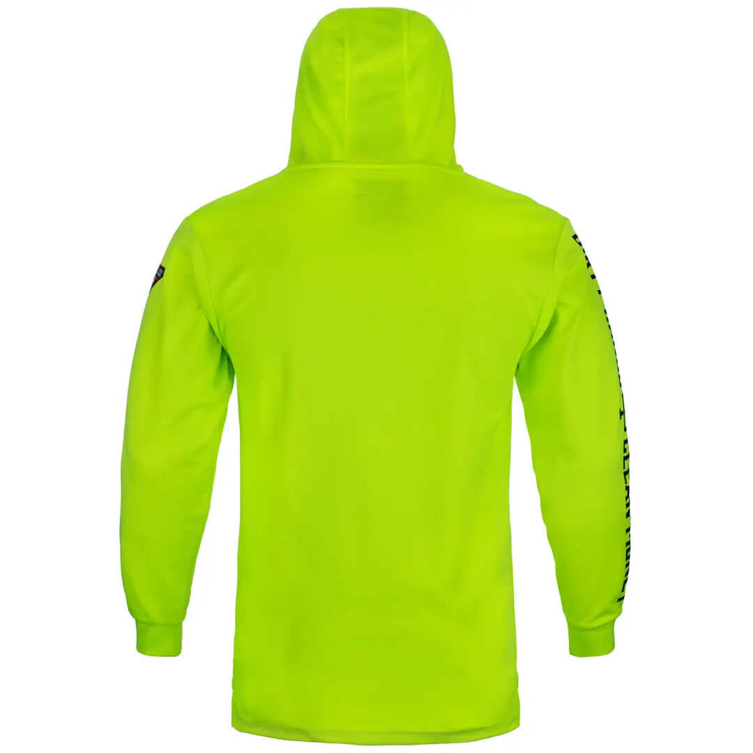 Men's DHCM UV Defender Hoodie | Color: Bright Lime