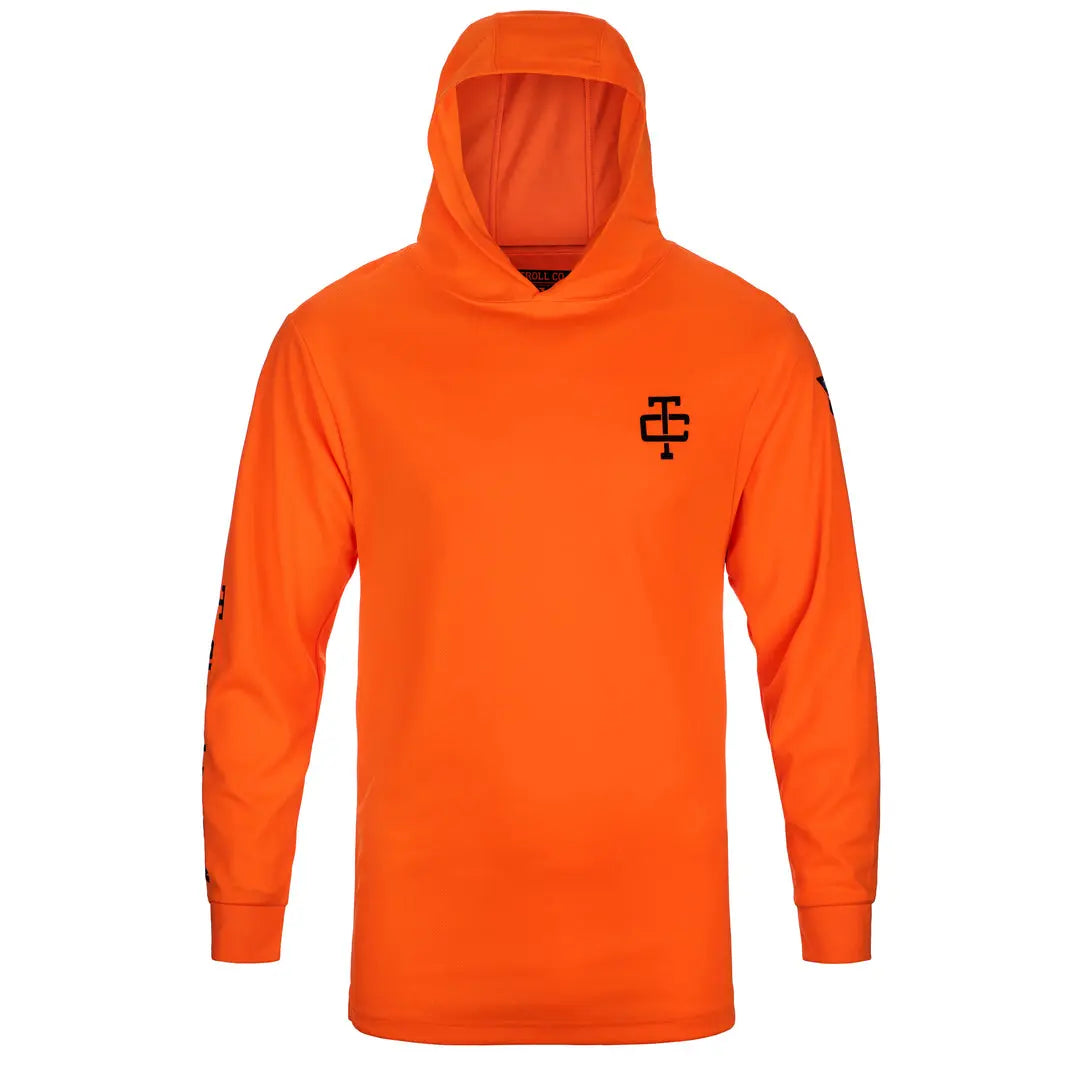 Men's DHCM UV Defender Hoodie | Color: Bright Orange