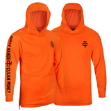 Men's DHCM UV Defender Hoodie | Color: Bright Orange