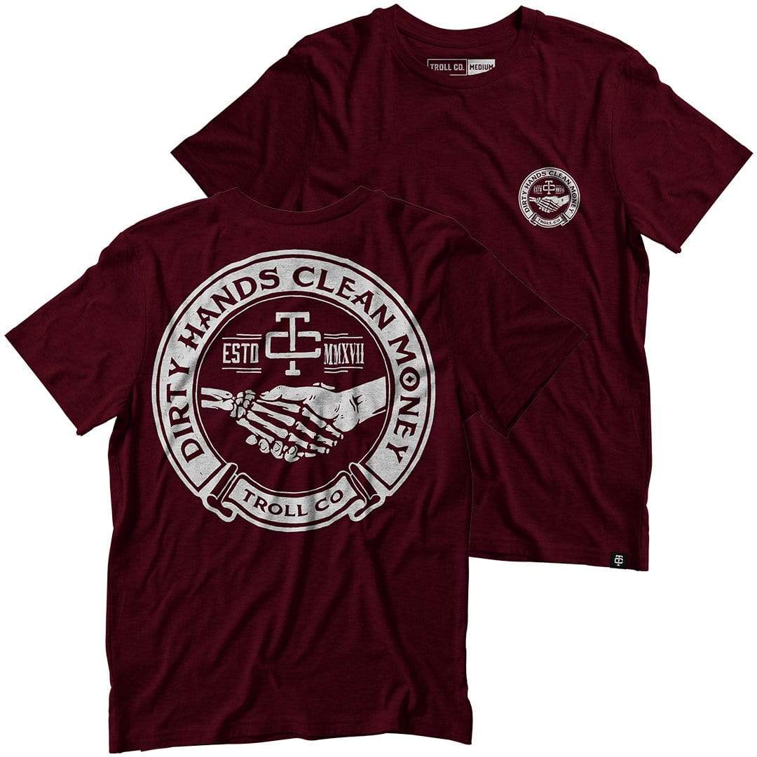 Haggler Tee in Maroon